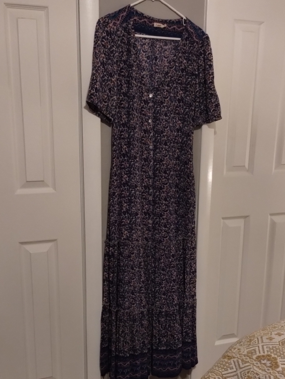 Faherty Bohemian Maxi Dress L